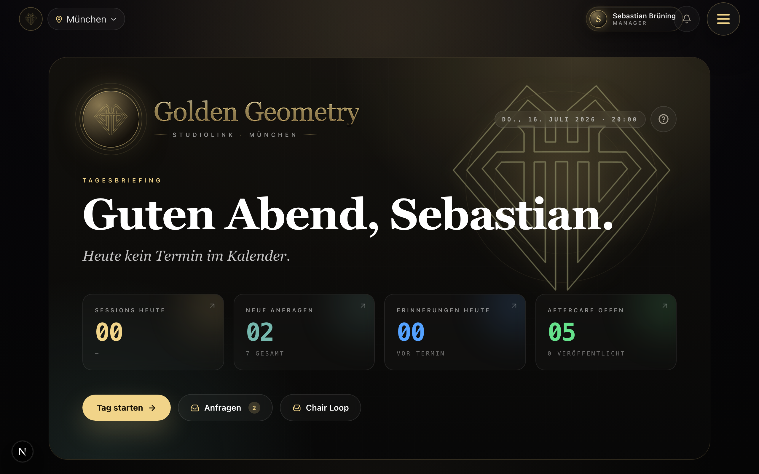 StudioLink Command Center mit Aftercare KPI